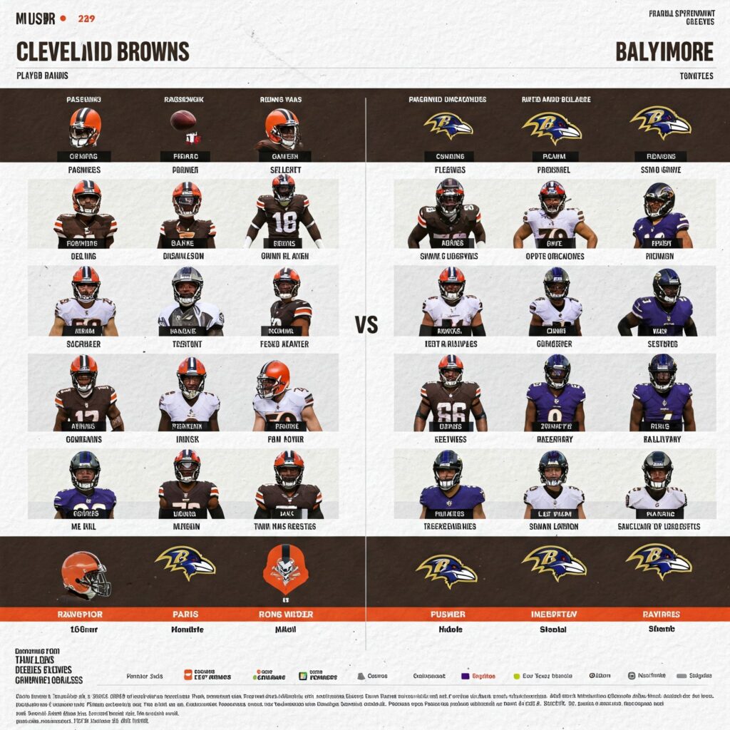 cleveland browns vs baltimore ravens match player stats