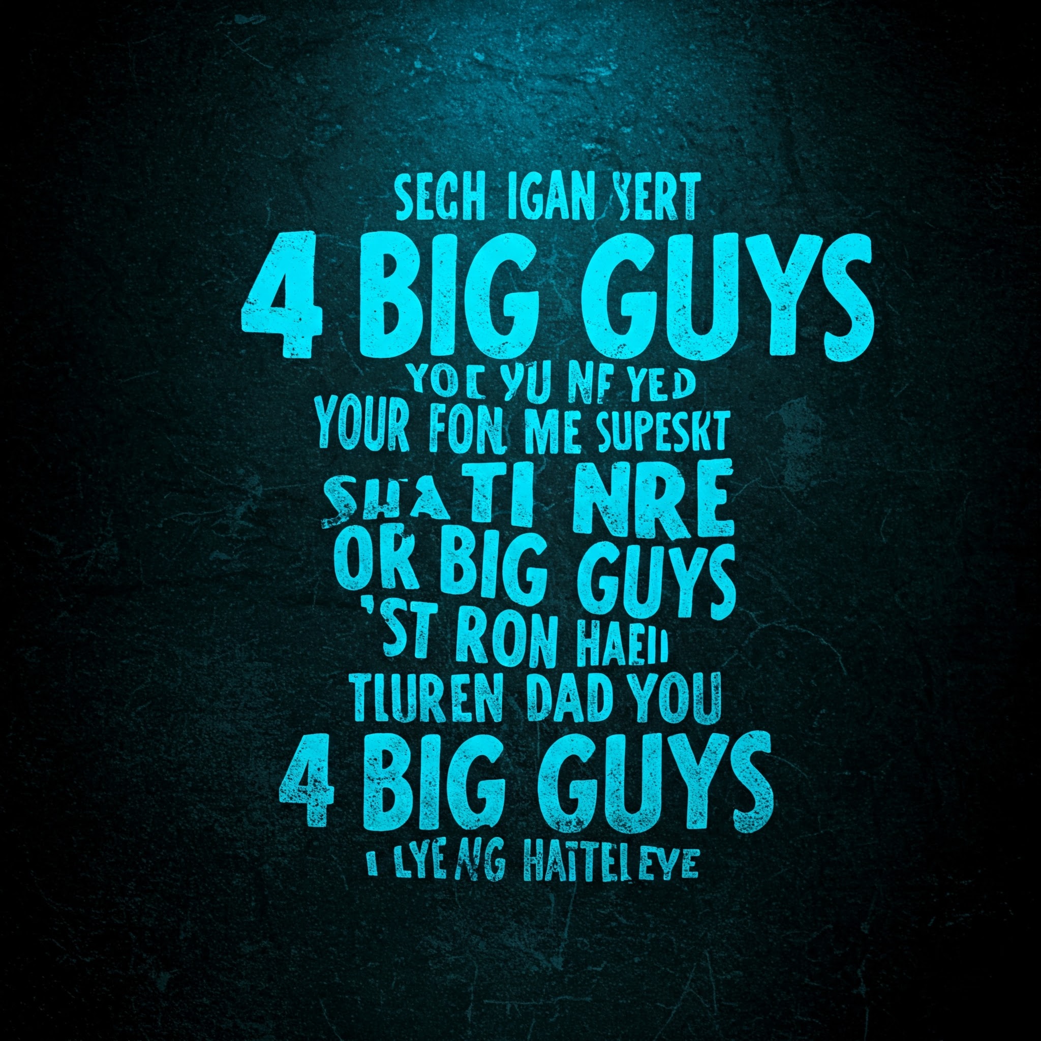 4 big guys lyrics